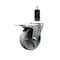 Service Caster 4'' Semi Steel Swivel 1-1/4'' Expanding Stem Caster Total Lock Brake SCC-EXTTL20S414-SSS-114 - alternate 1